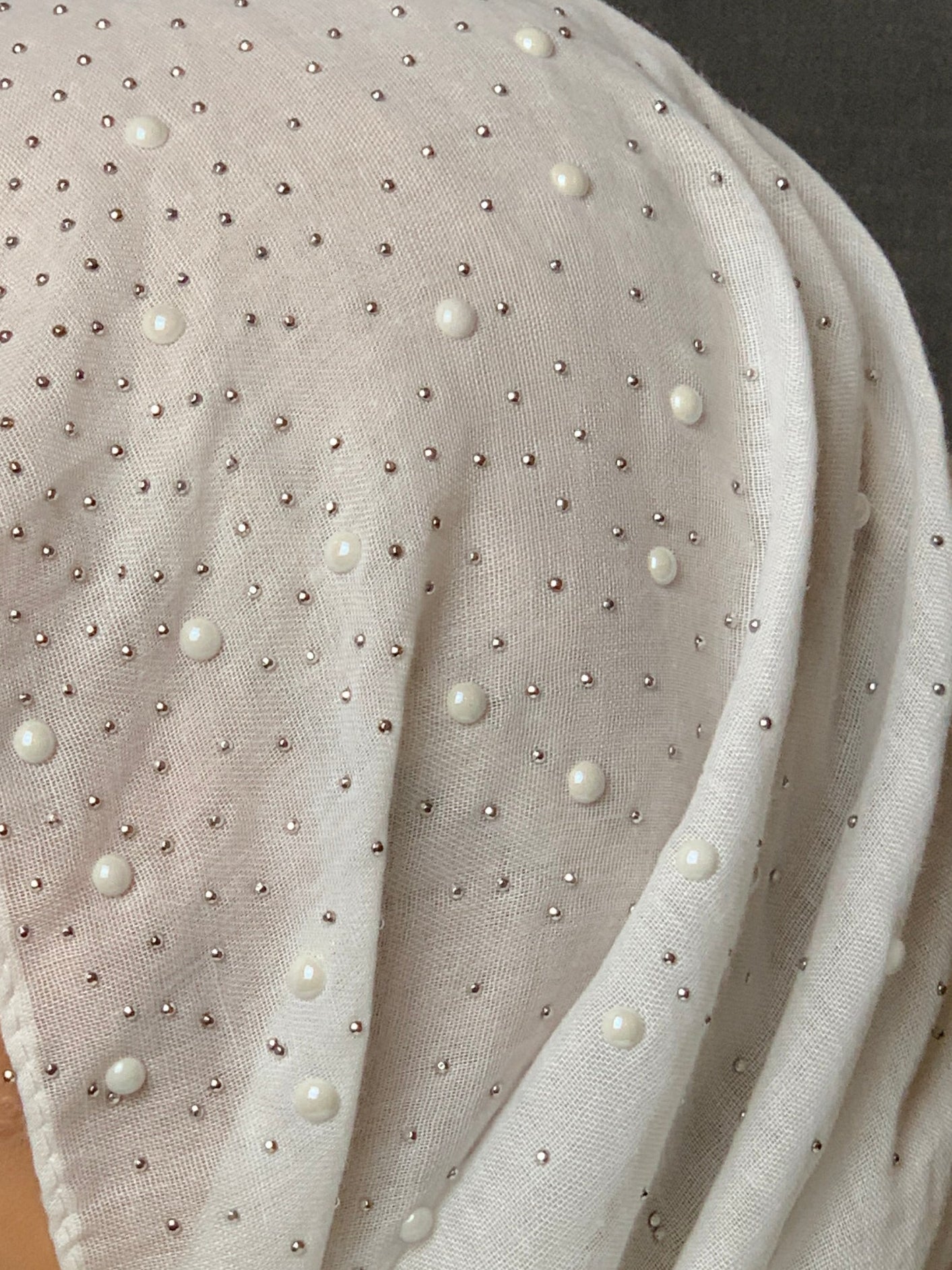 White Pearl Scarf