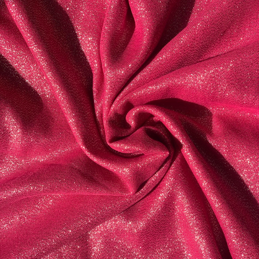 Hot Pink Silver Shimmer Scarf