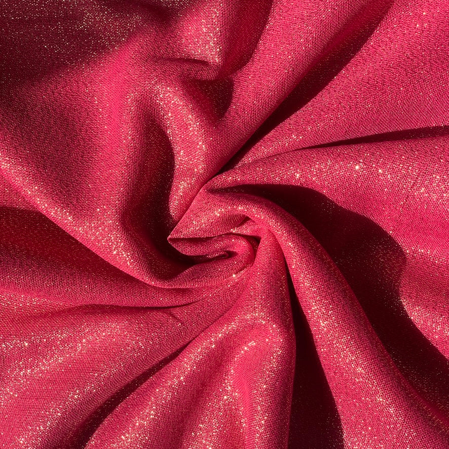 Hot Pink Gold Shimmer Scarf