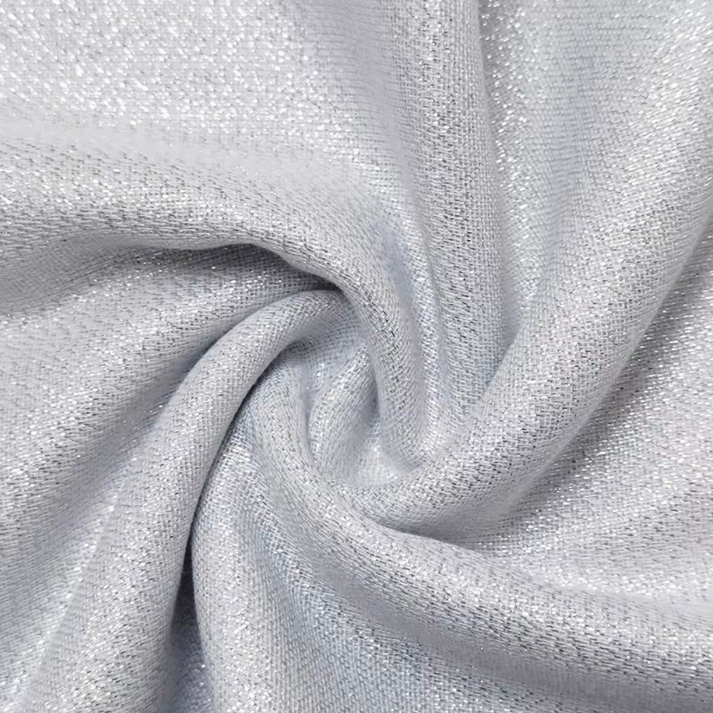 White Silver Shimmer Scarf