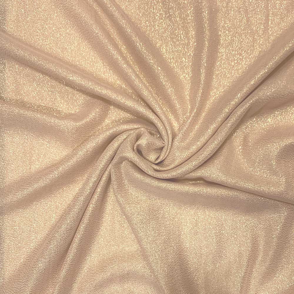 Champagne Pink and Gold Shimmer Scarf
