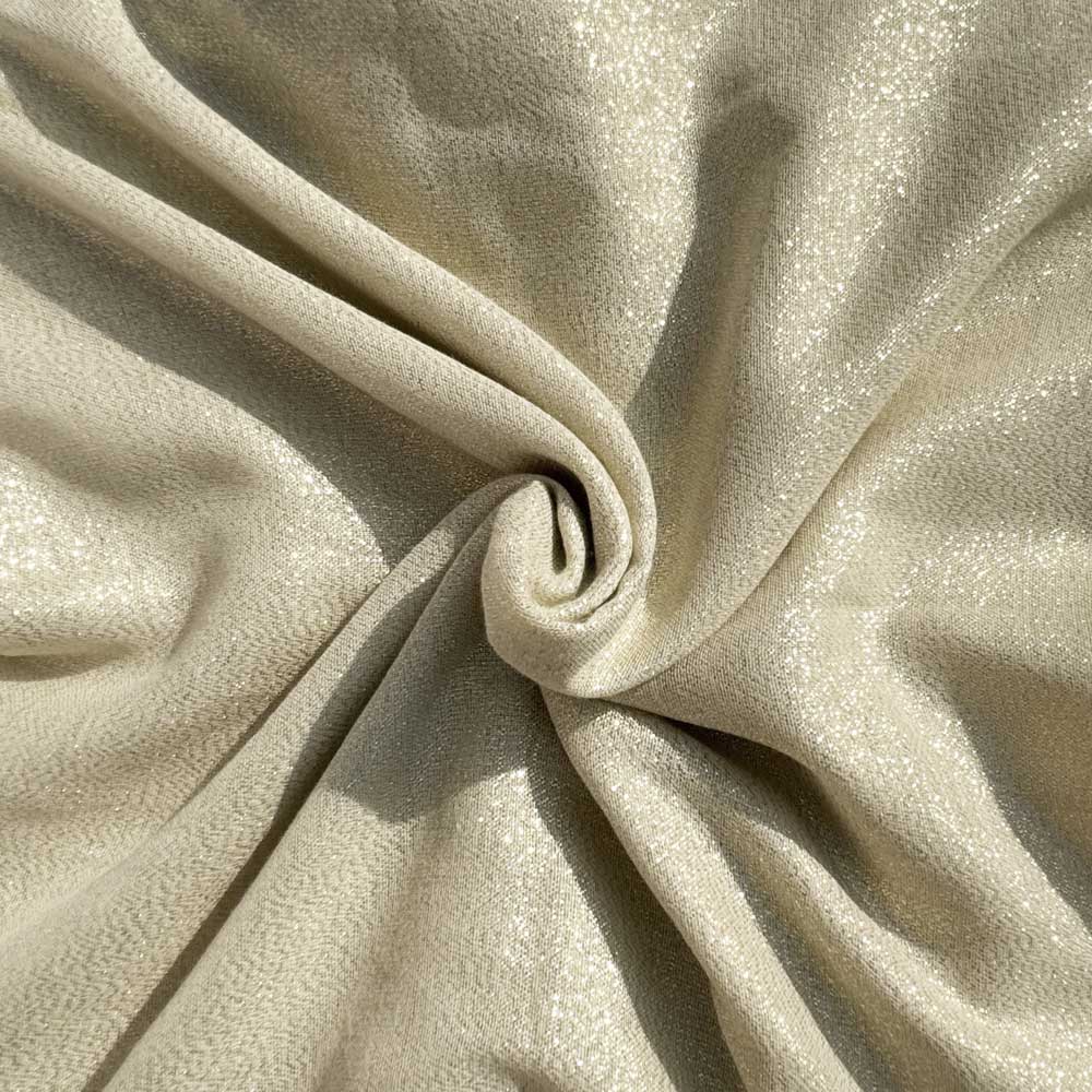 Cream Gold Shimmer Scarf