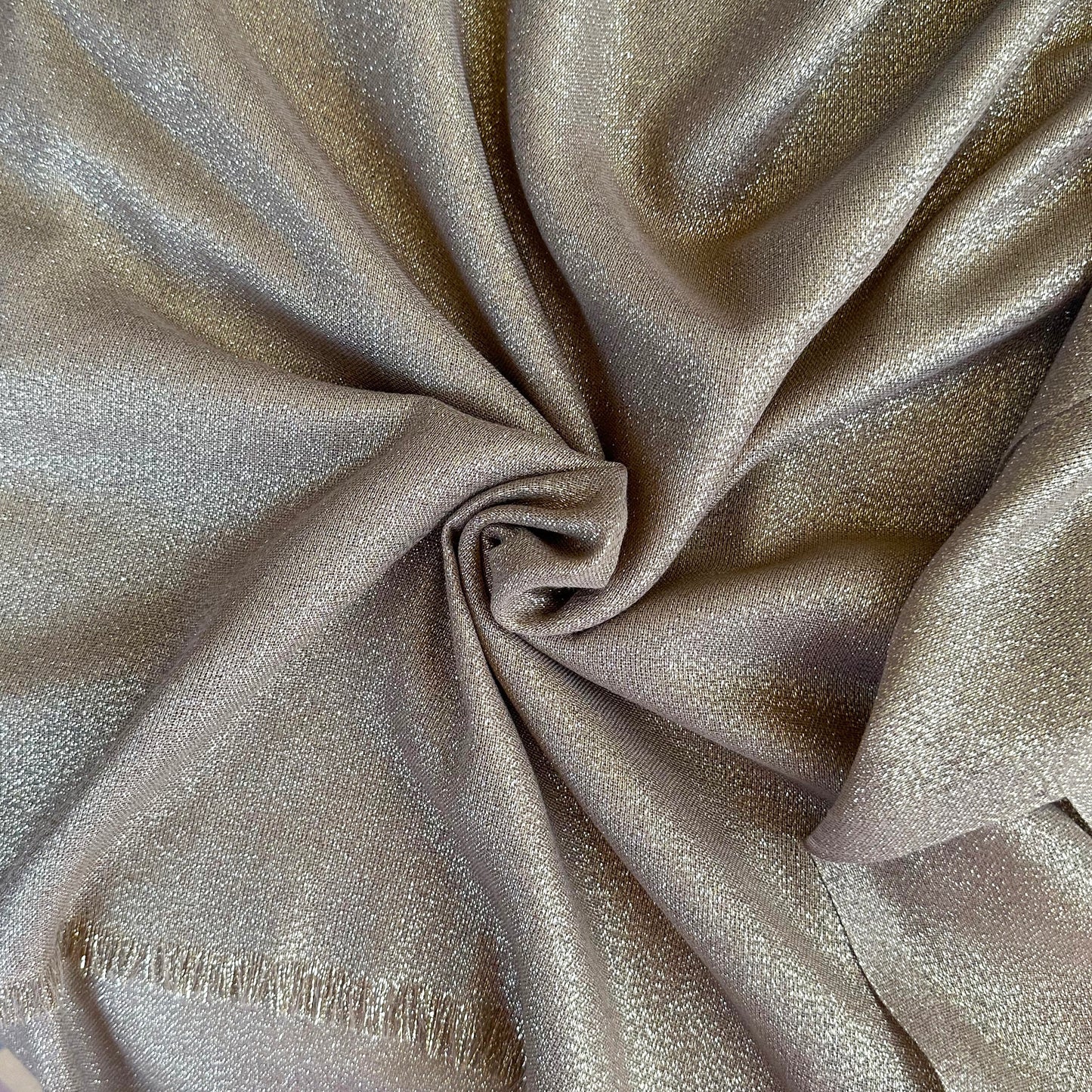 Taupe and Gold Shimmer