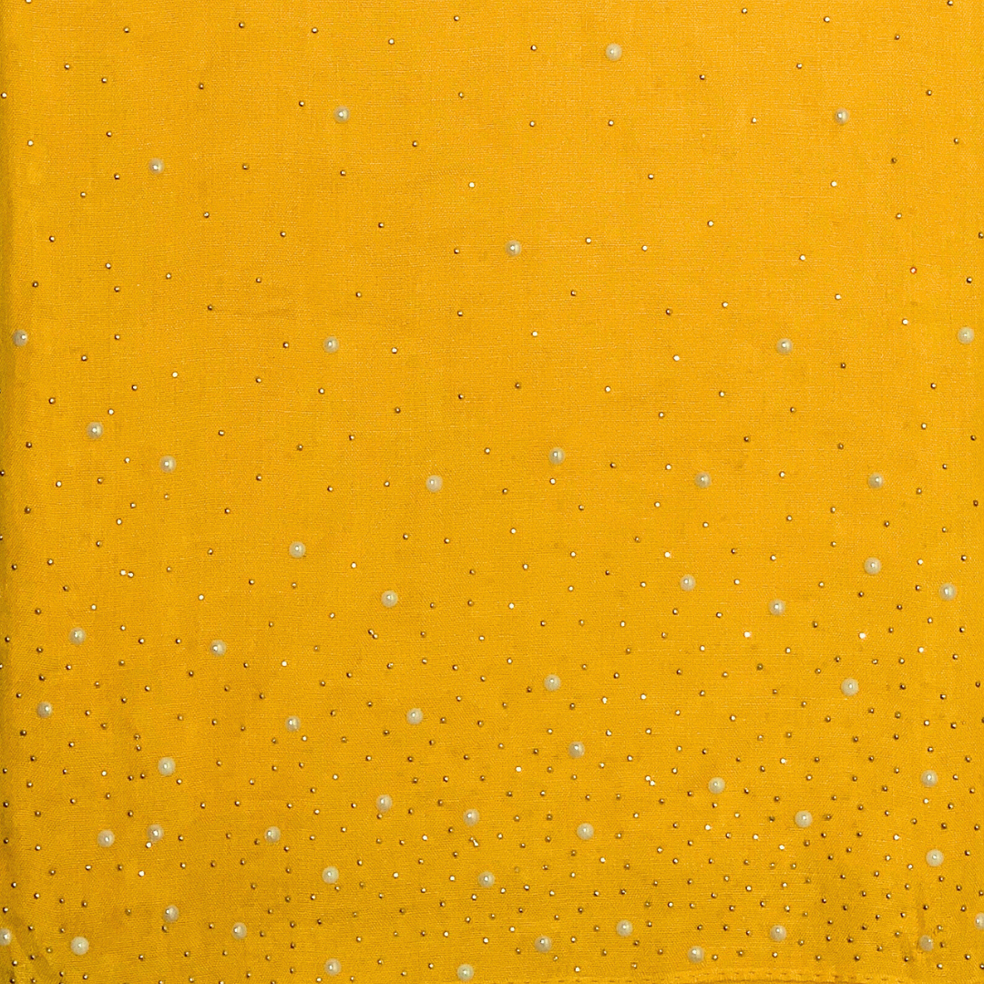 Yellow Pearls Scarf