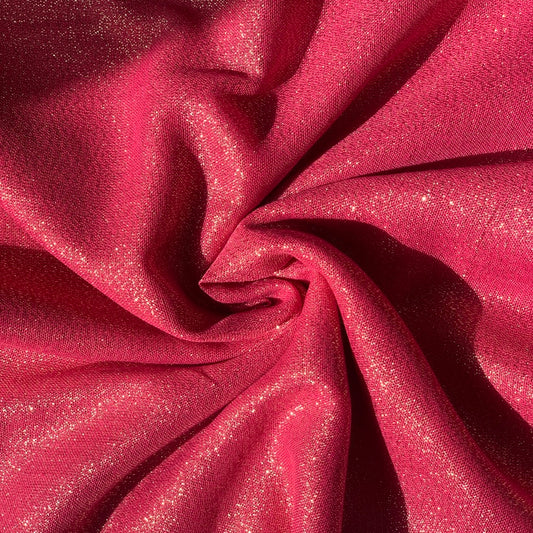 Hot Pink Gold Shimmer Scarf