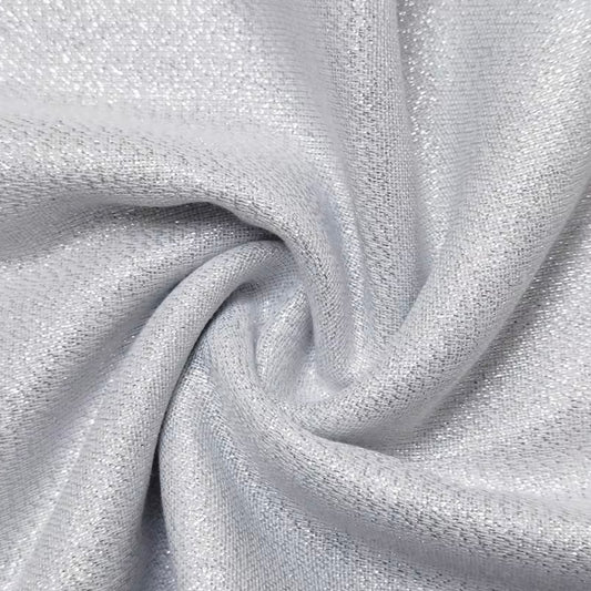 White Silver Shimmer Scarf