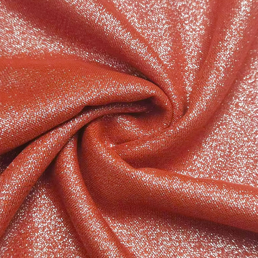 Tiger Lilly Orange Silver Shimmer Scarf