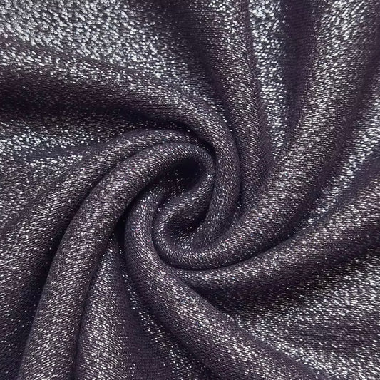 Purple Brown Silver Shimmer Scarf