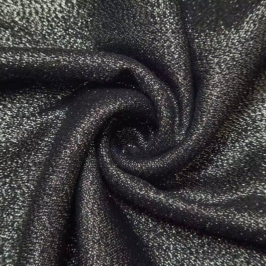 Black Gold Shimmer Scarf