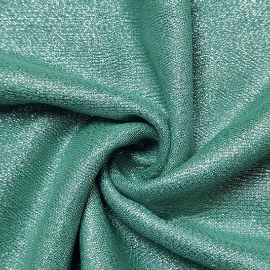 Mint Green Silver Shimmer Scarf