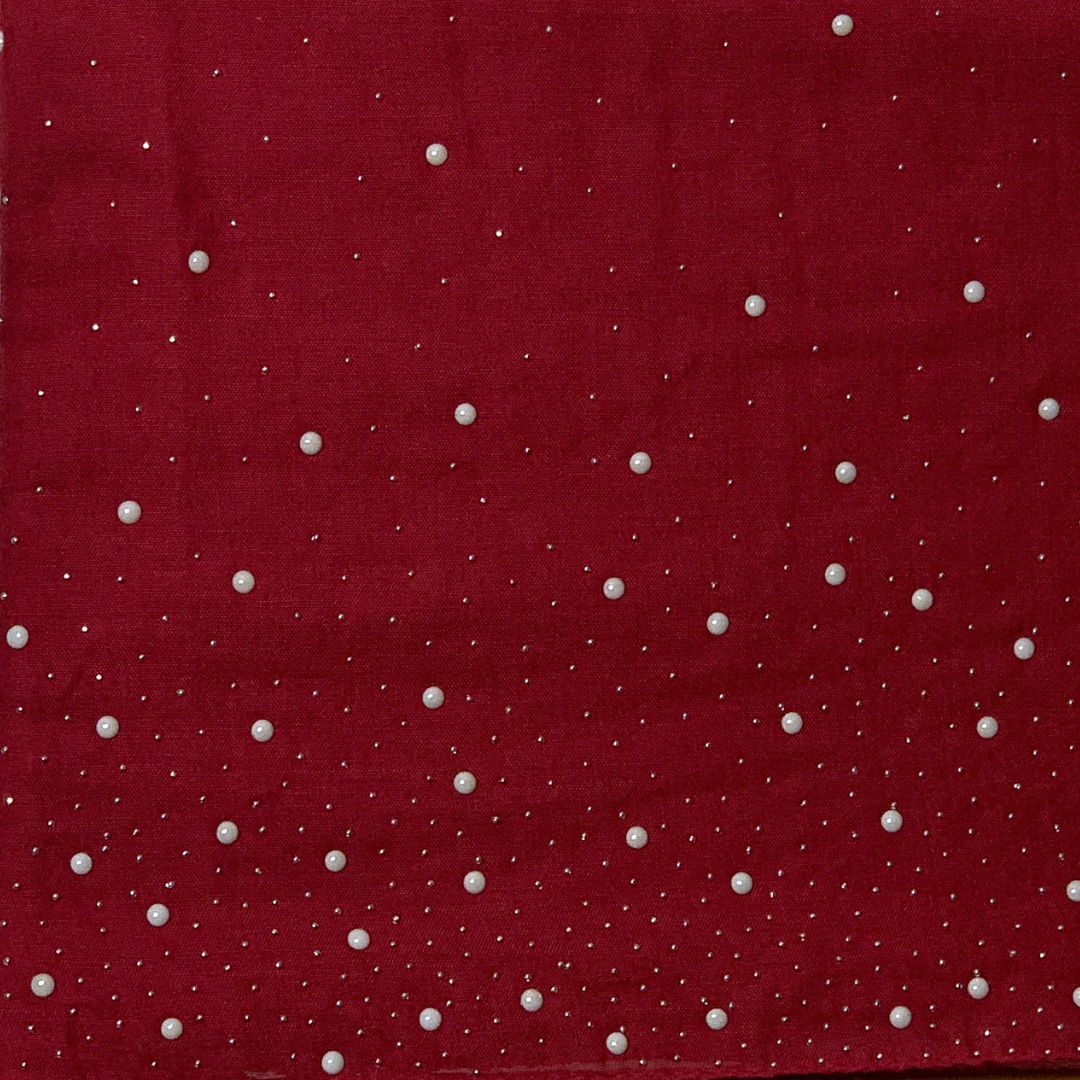 Crimson Pearl Scarf