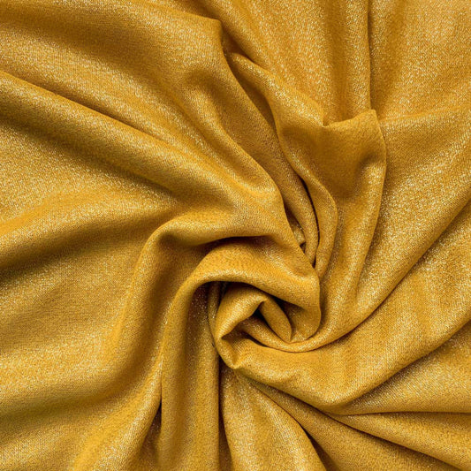 Marigold Yellow & Silver Shimmer Scarf